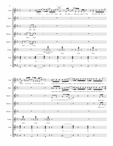 Mirrors Satb Version Page 2