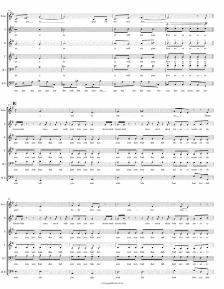 Misery A Cappella Satb Page 2