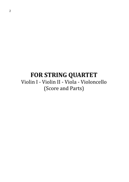 Mission Impossible Theme Sheet Music For String Quartet Score And Parts Page 2