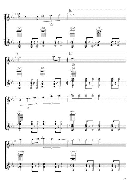 Misty Duet Guitar Score Page 2