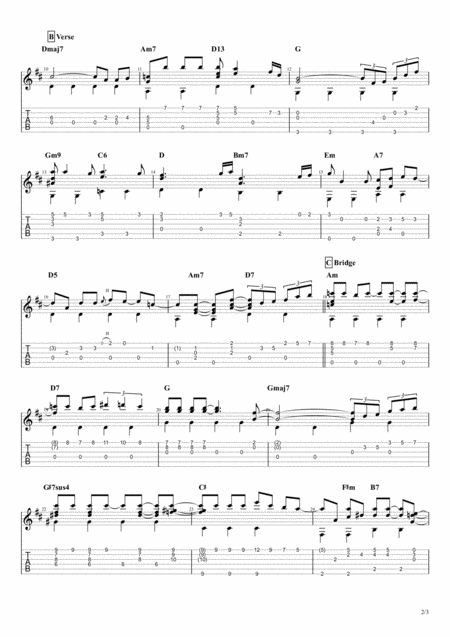 Misty Erroll Garner For Solo Fingerstyle Guitar Page 2