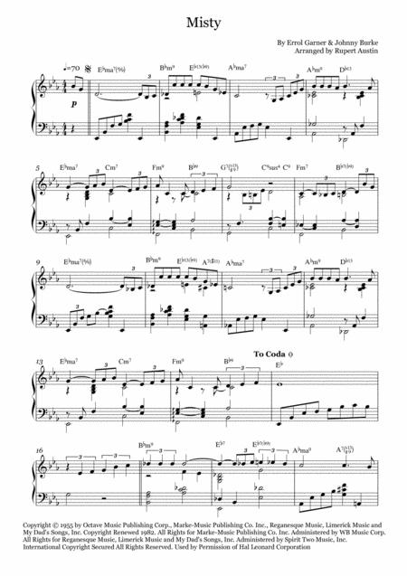 Misty Solo Piano Page 2