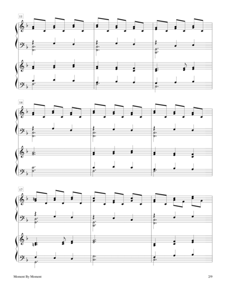 Moment By Moment Keyboard Duet 2 Pianos 4 Hands Page 2