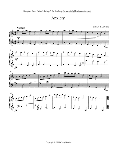 Mood Swings 14 Original Solos For Lap Harp Page 2