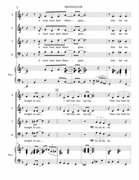 Moonglow Satb Piano Page 2