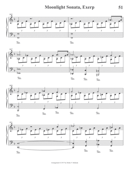 Moonlight Sonata Easy Piano Classics Page 2