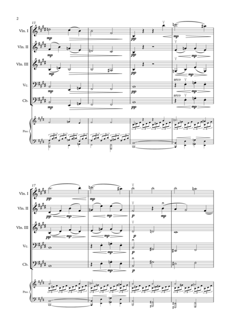 Moonlight Sonata For Piano And Strings Page 2