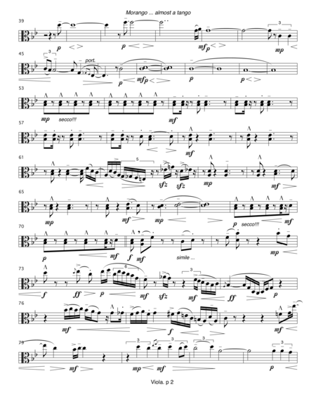 Morango Almost A Tango 1983 Viola Page 2