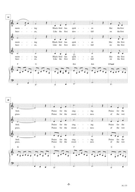 Morning Has Broken Sabar Piano Page 2