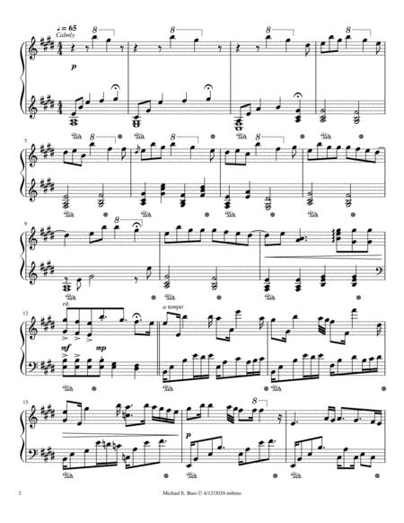 Morning Sun Piano Solo Page 2