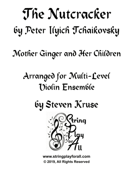 Mother Ginger And Her Children For Multi Level Violin Ensemble Page 2