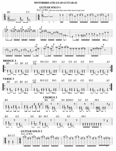 Motorbreath Guitar Tab Page 2