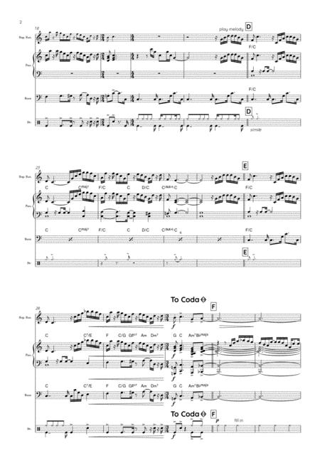 Mountain Dance Score And Parts Soprano Sax Piano Bass Drums Page 2
