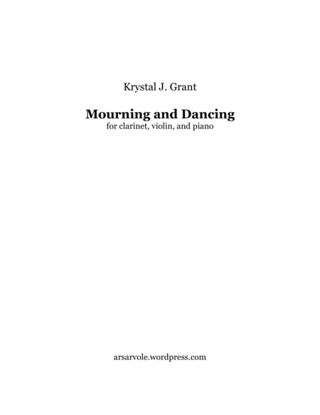 Mourning And Dancing Page 2