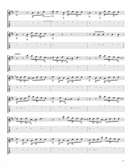 Moves Like Jagger Fingerstyle Guitar Quartet Page 2