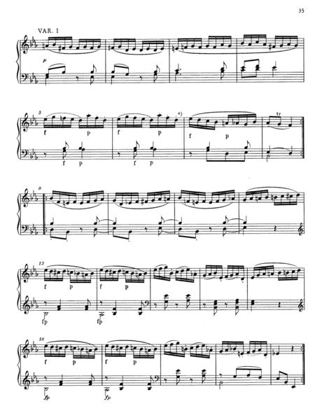 Mozart 12 Variations In E Major On The Romance Je Suis Lindor From Le Barbier De Seville By Pierre Beaumarchais Music By Antoine Laurent Baudron K 354 Page 2