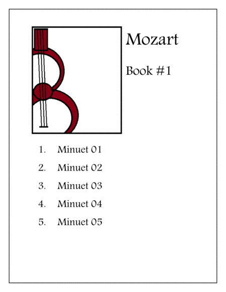 Mozart 15 Minuet For Guitar Page 2