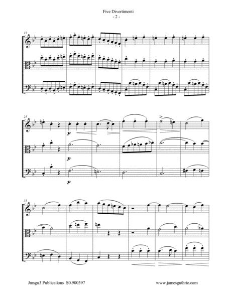 Mozart 5 Divertimenti K Anh 229 Complete For String Trio Page 2