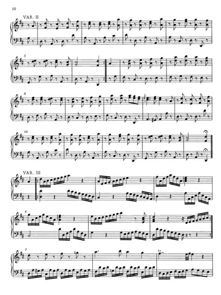 Mozart 7 Variations In D K 25 On Willem Van Nassau Original Version Page 2