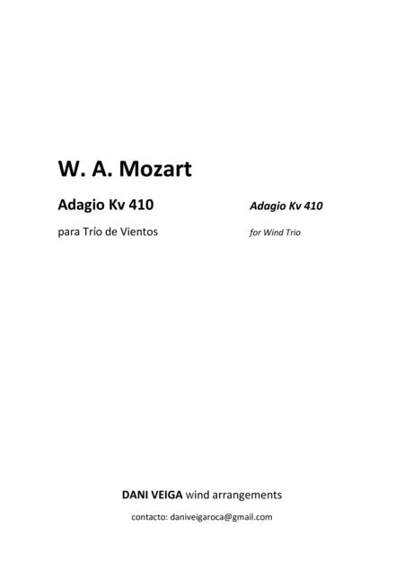 Mozart Adagio Kv410 For Wind Trio Flute Clarinet Bassoon Page 2