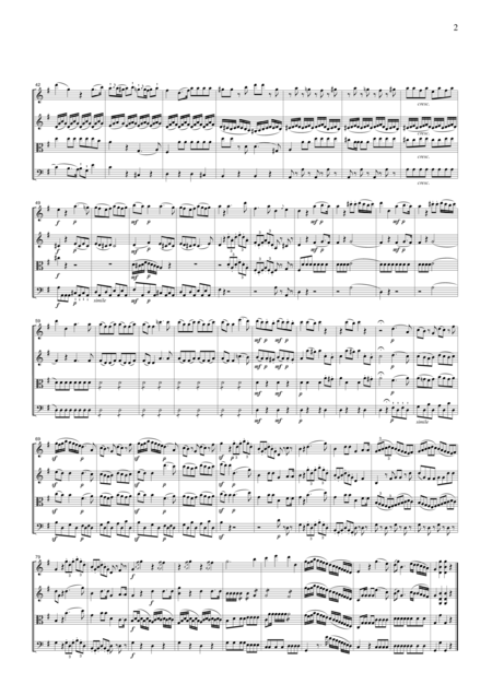 Mozart Cinque Dieci Venti From Le Nozze Di Figaro For String Quartet Cm022 Page 2