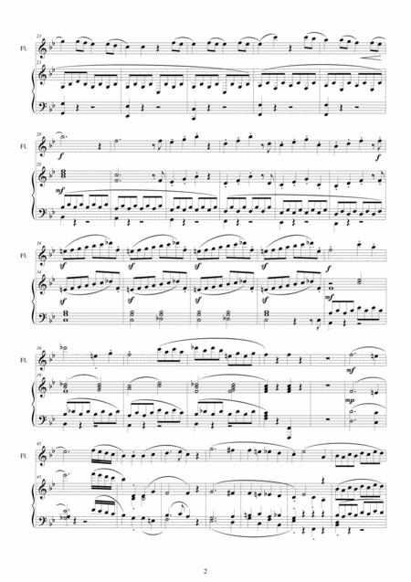 Mozart Full Symphony In G Minor No 40 K 550 For Flute And Piano Page 2