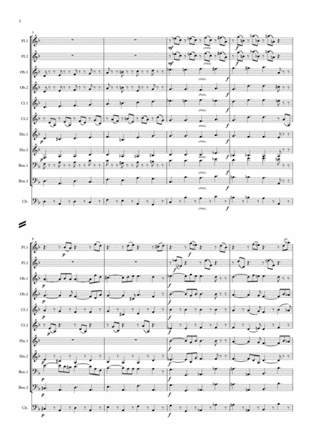 Mozart Requiem K626 No 6 Lacrimosa Symphonic Wind Ensemble Page 2