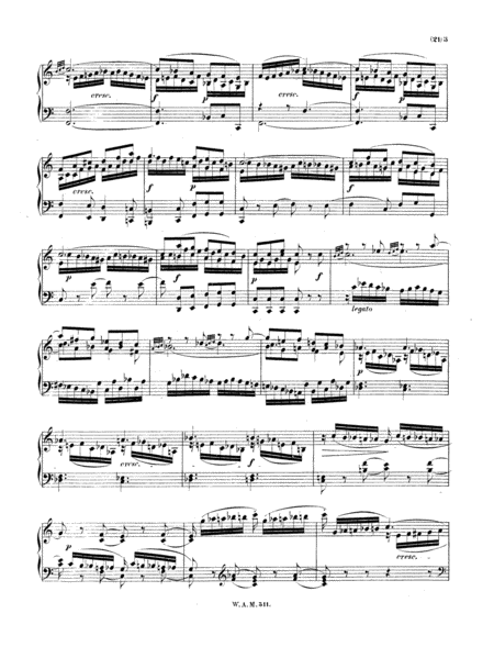 Mozart Rondo In A Minor K 511 Complete Version Page 2