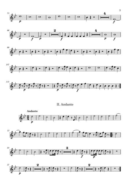 Mozart Symhony No 1 Transposed Horn Parts Page 2