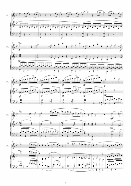 Mozart Symphony In G Minor No 40 Mov 1 Molto Allegro Flute And Piano Page 2