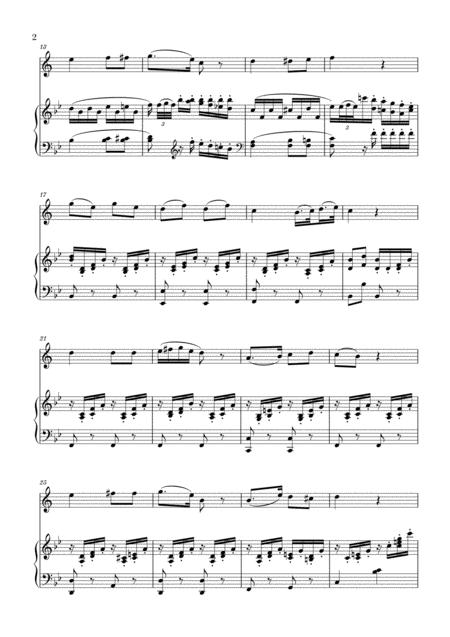 Mozart Voi Che Sapete For Soprano Saxophone And Piano Page 2
