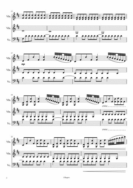 Mr Brightside String Trio 2 Violins Cello Page 2