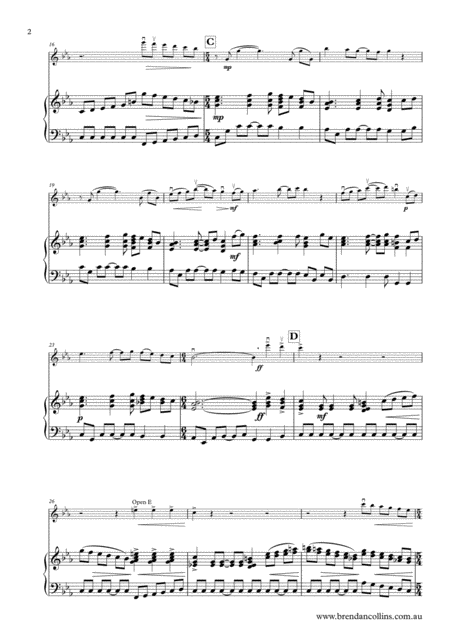 Mugungwha Train For Violin Solo And Piano Page 2