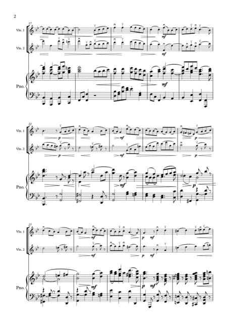 Murray Bach Gavotte In G Minor 2nd Violin Part New Piano Part Suzuki Bk 3 Page 2