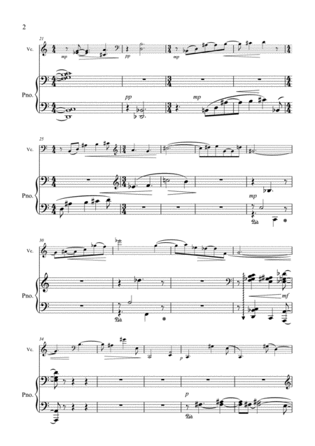 Murray Rannoch Moor For Cello Piano Page 2