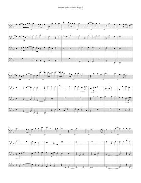 Musae Lovis For Trombone Or Low Brass Quartet Page 2