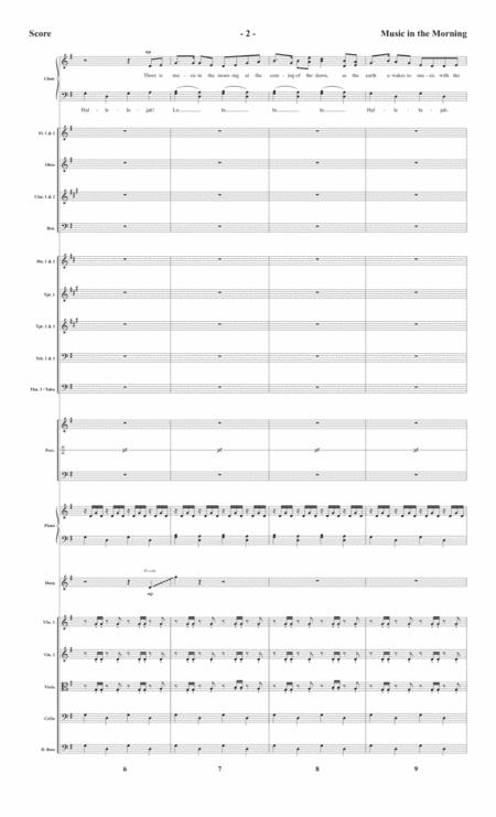 Music In The Morning Full Score Page 2