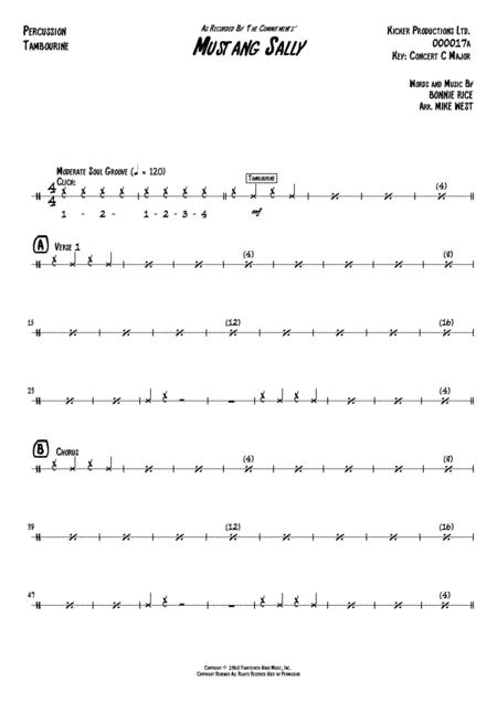 Mustang Sally Percussion Page 2