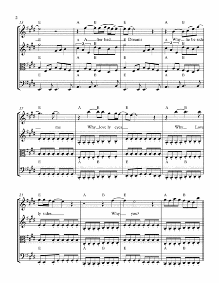 My Chosen One String Quartet Trio Duo Or Solo Violin Page 2
