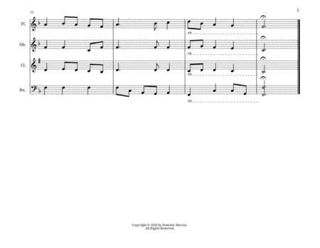 My Country Tis Of Thee America Wind Quartet Page 2