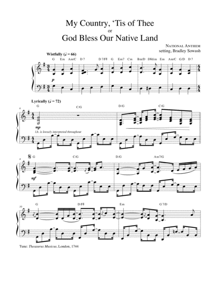 My Country Tis Of Thee Solo Piano Page 2