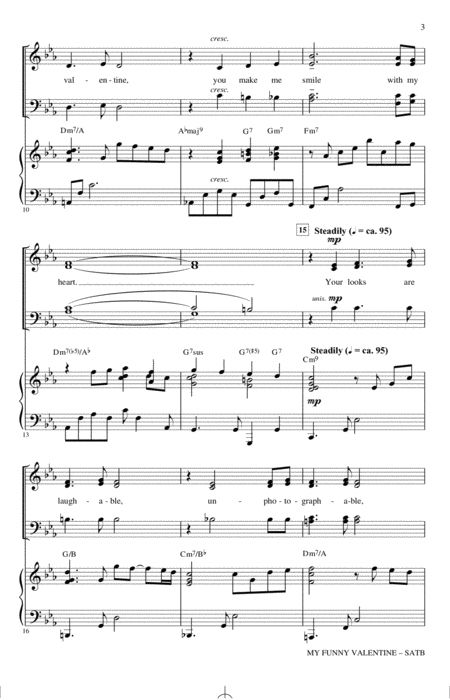 My Funny Valentine Arr Mac Huff Page 2