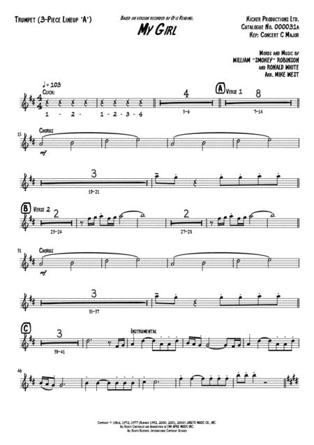 My Girl 3 Piece Brass Section A Page 2