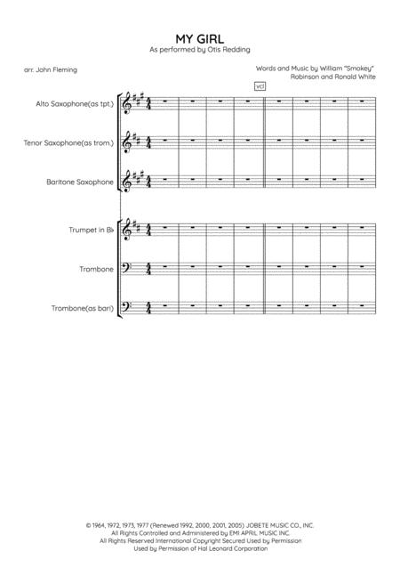 My Girl Brass Section Page 2