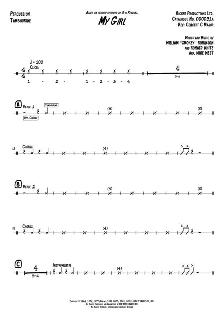 My Girl Percussion Page 2