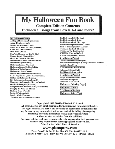 My Halloween Fun Book Complete Edition Page 2