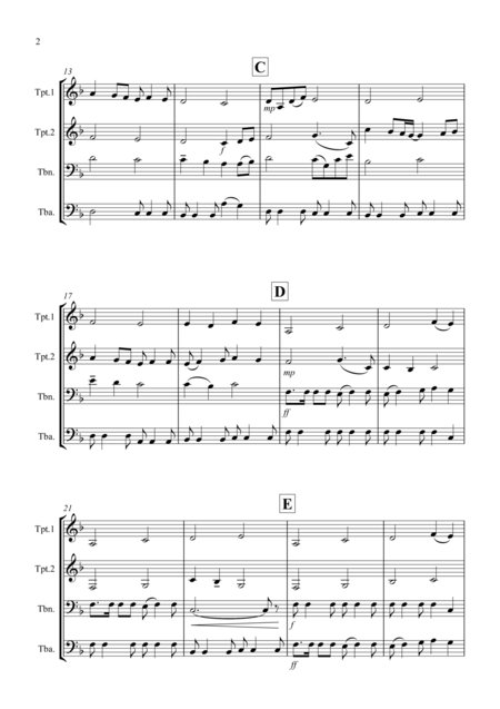 My Heart Will Go On Love Theme From Titanic For Brass Quartet Page 2