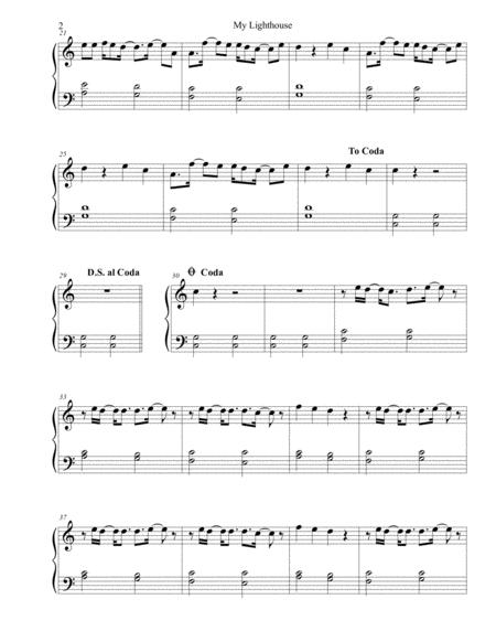 My Lighthouse Rend Collective Sheet Music Easy Piano Page 2