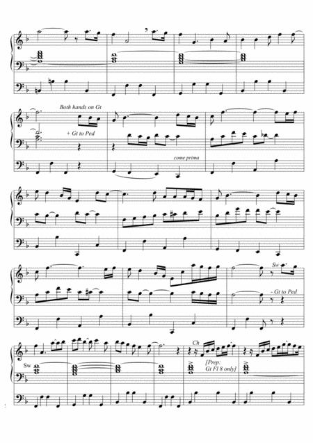 My Love Arranged For Pipe Organ Page 2