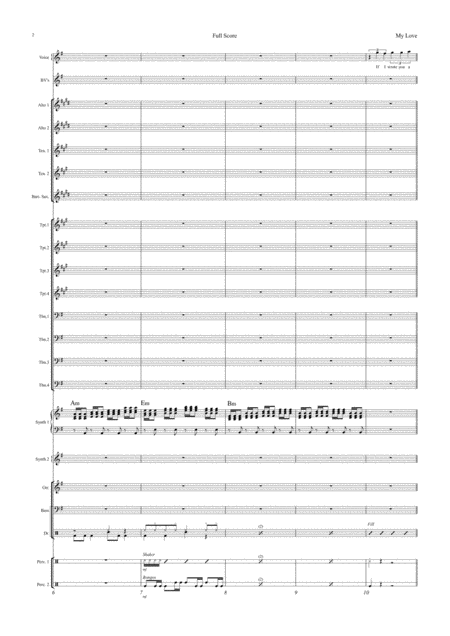 My Love Vocal With Big Band Page 2